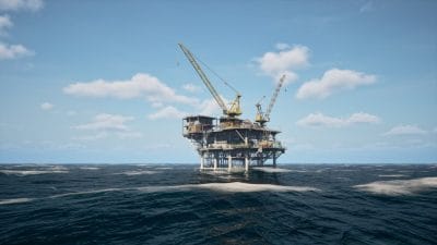 Offshore oil and gas platform